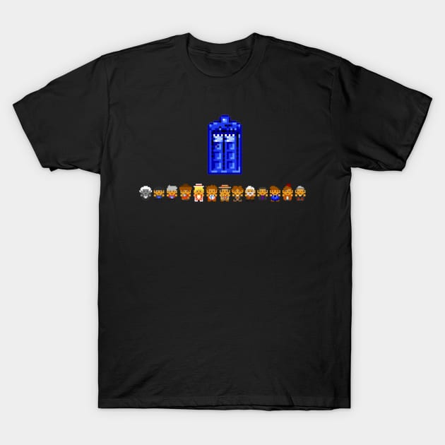 The 8 bit doctors T-Shirt by nickfixit